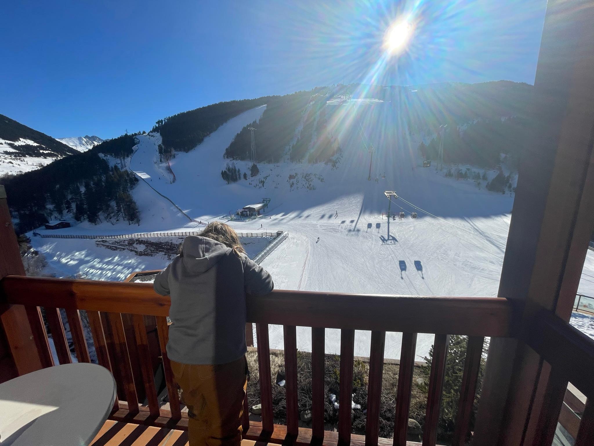 Balcony mountain view 