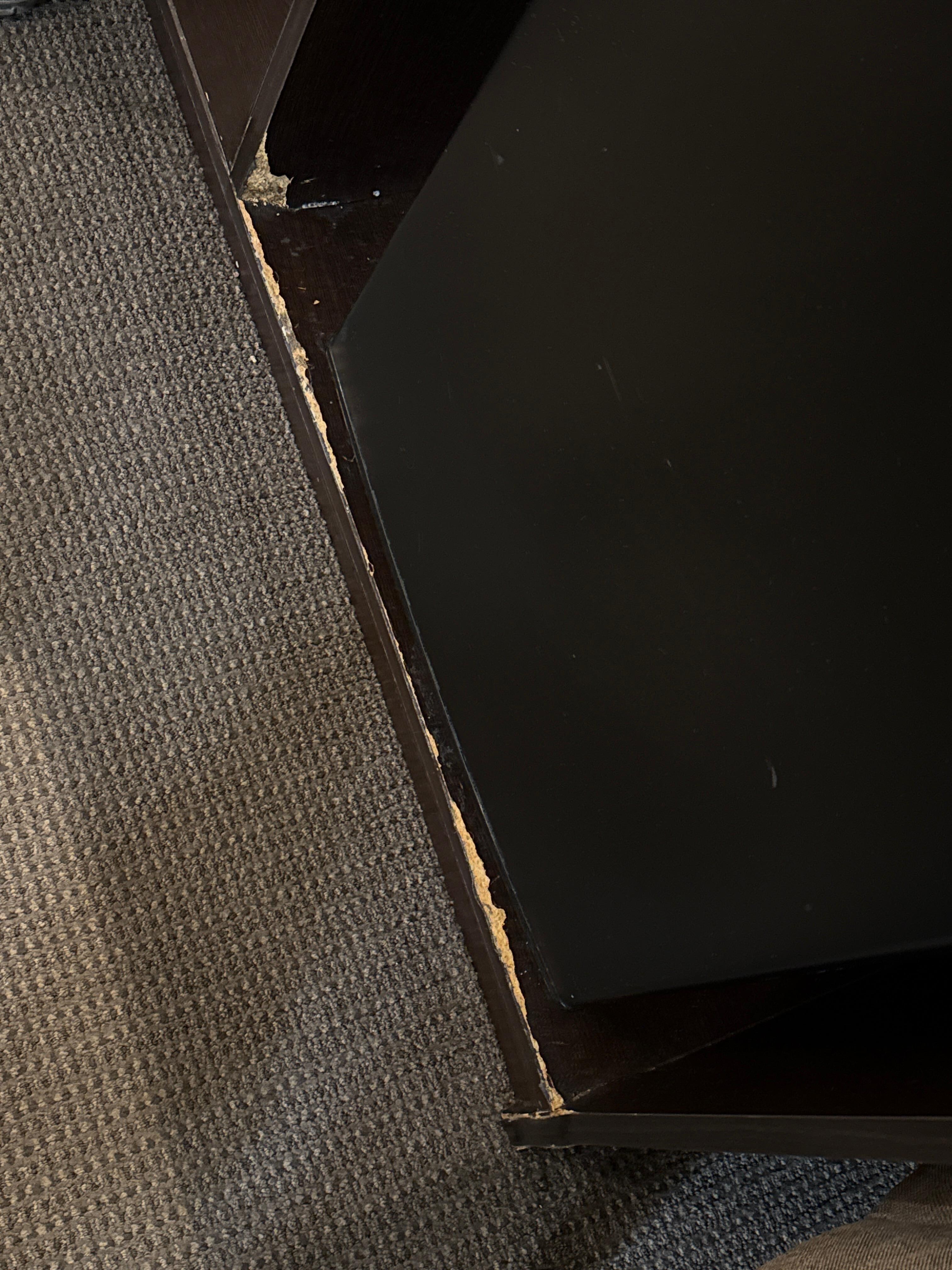Furniture worn and dirty