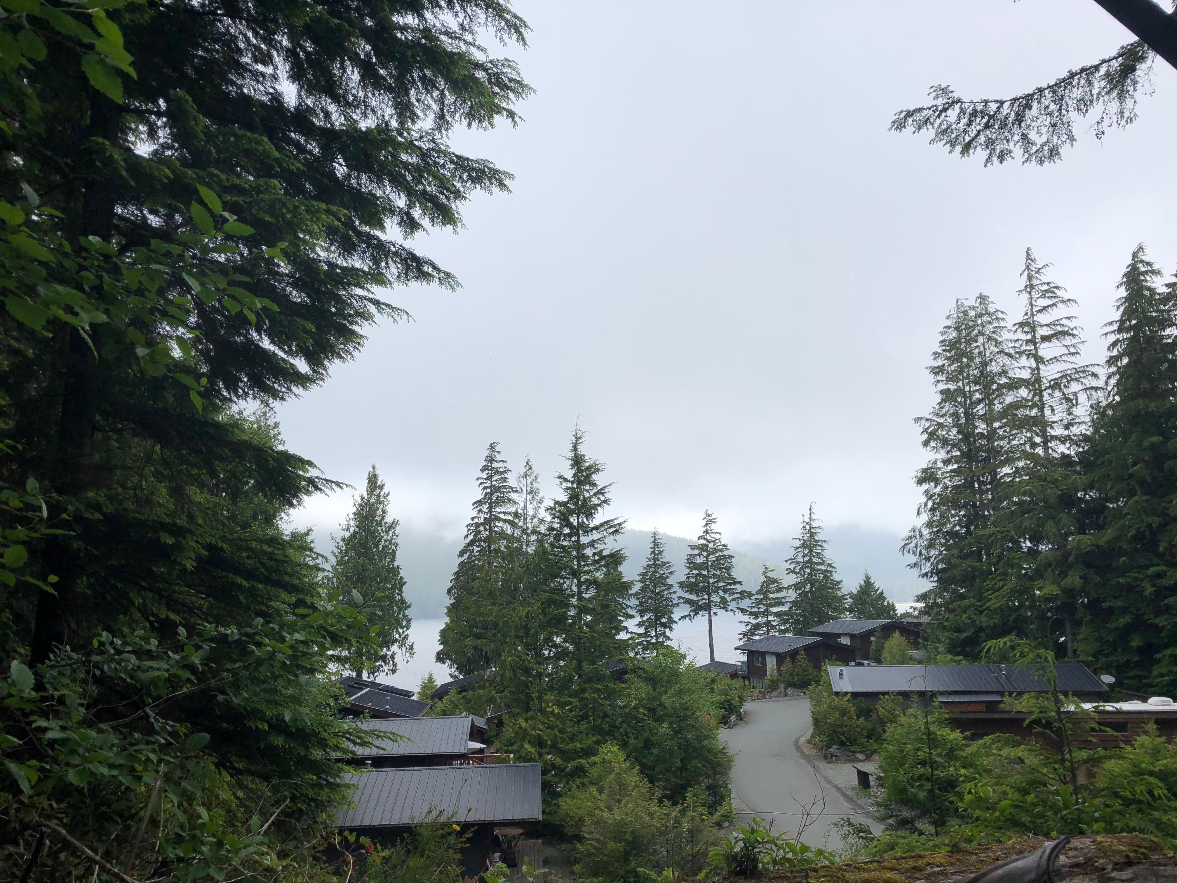 View from the hot tub