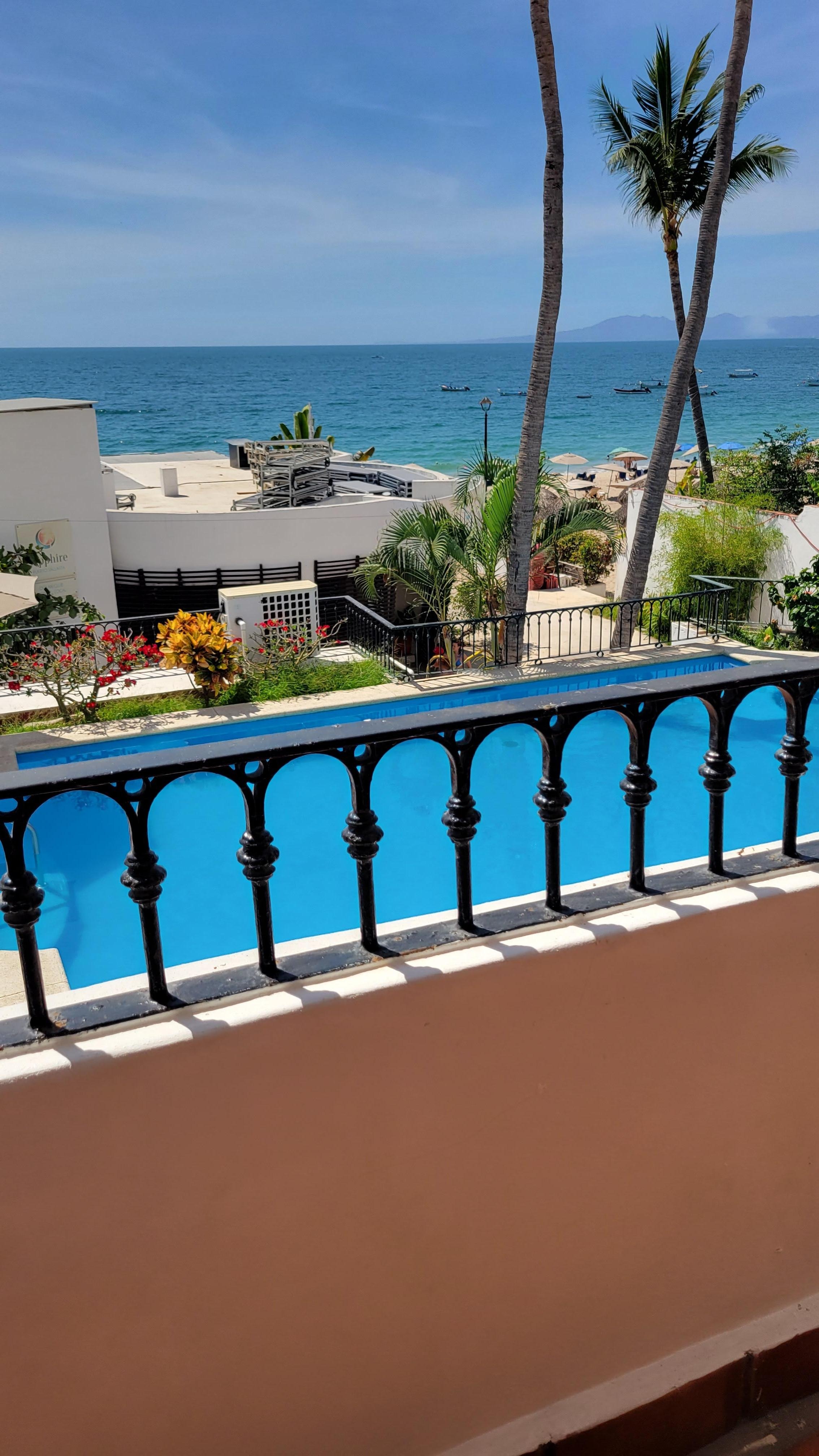 View from our balcony.