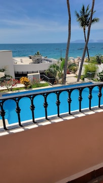 View from our balcony.