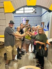 Escape room (about 30 minute drive)