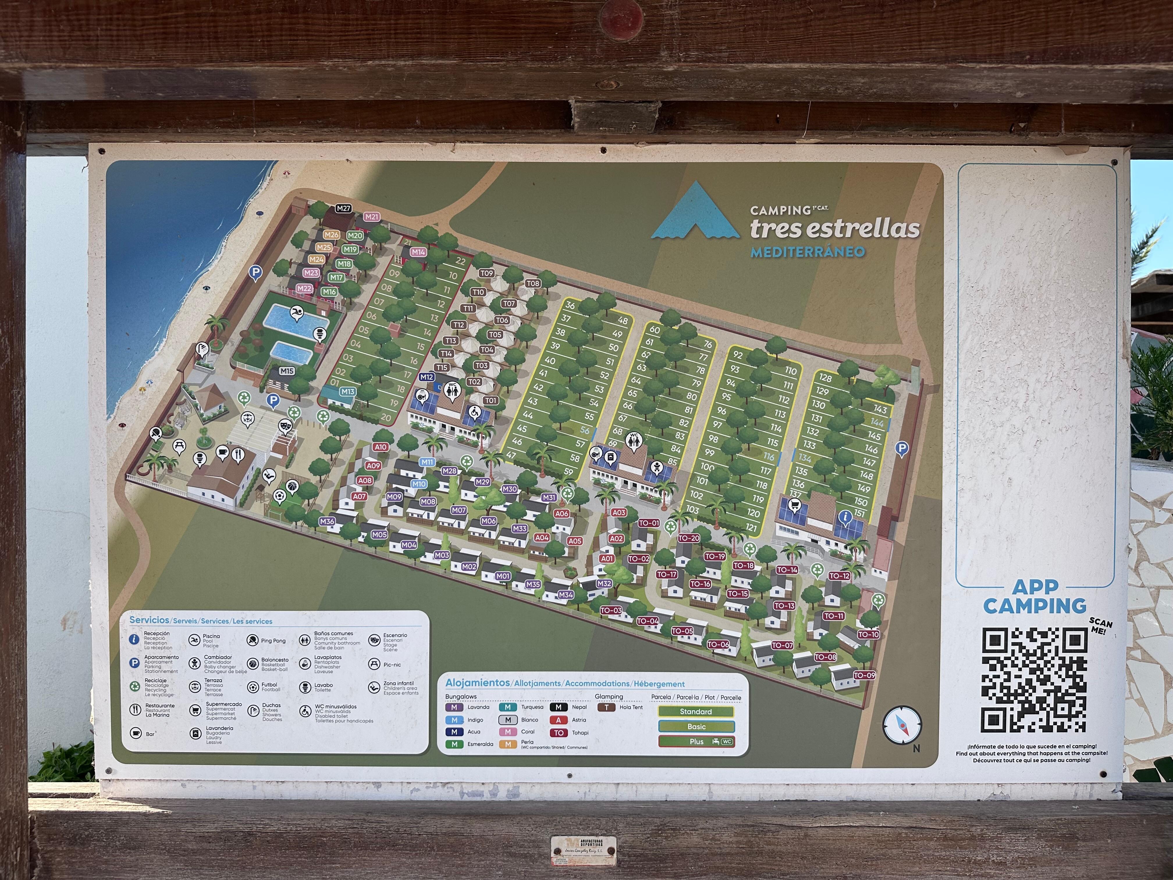 Le camping et ses installations 