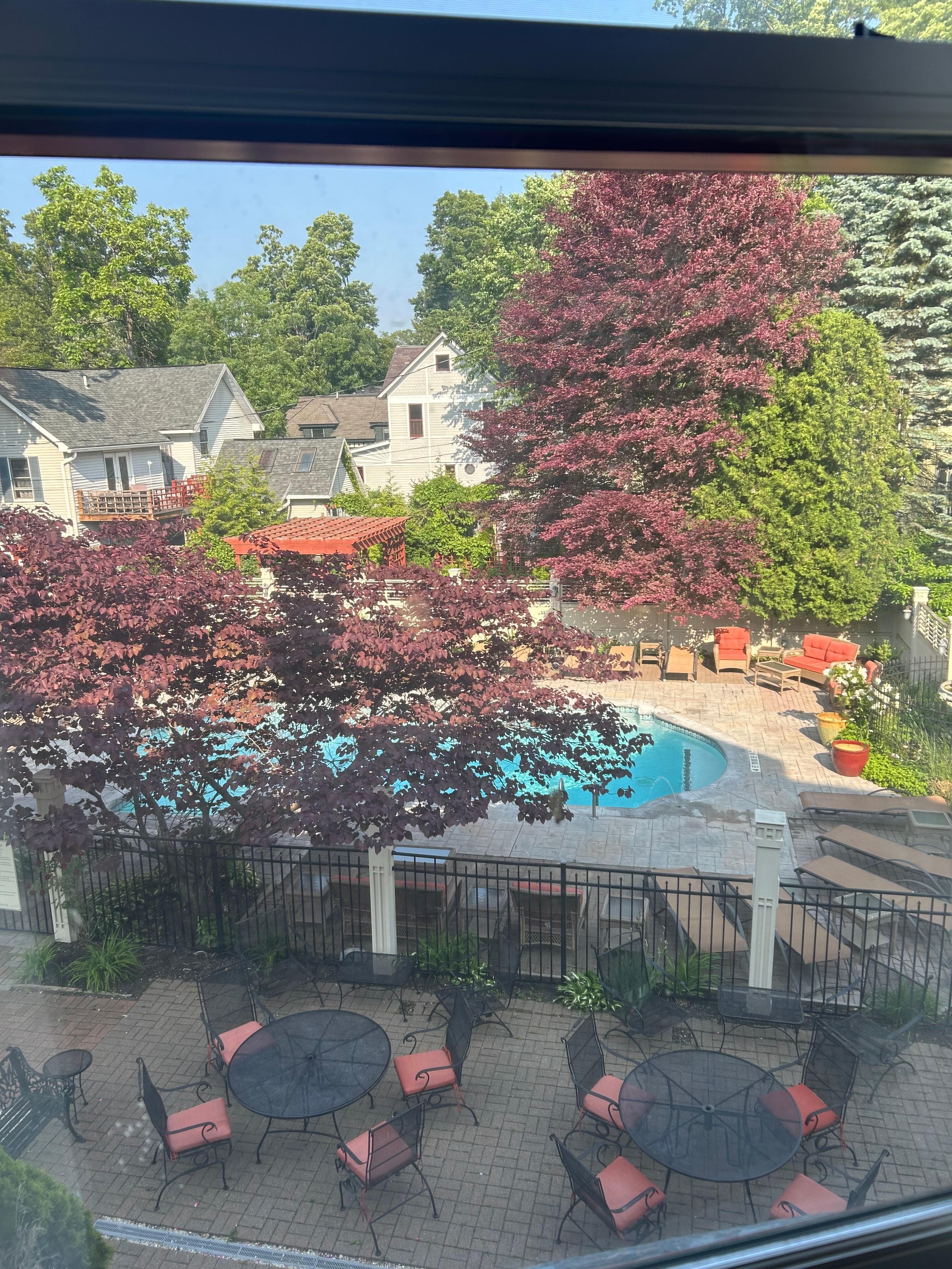 A view of the pool from our room