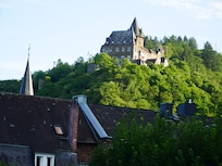 Die schön restaurierte Burg Stahleck