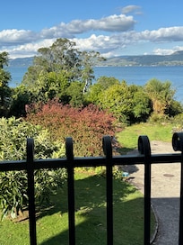 View from balcony.