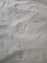 I've never seen bald spots on a towel