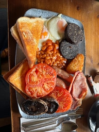 Definitely was a large beautiful breakfast