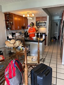 Kitchen with one of the 20 somethings