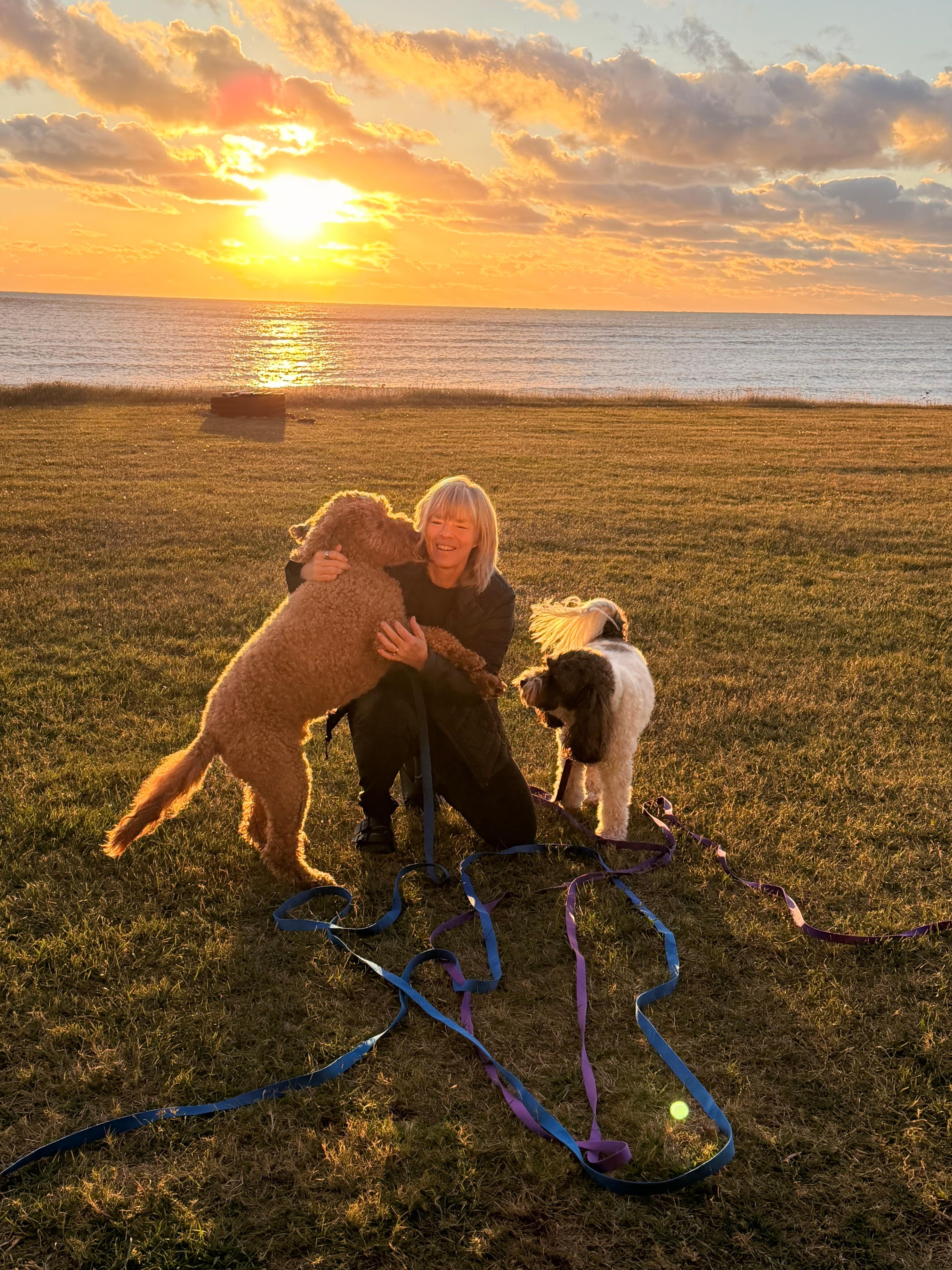 Sunrise right on the  back lawn! 