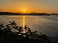 Sunrise from our balcony