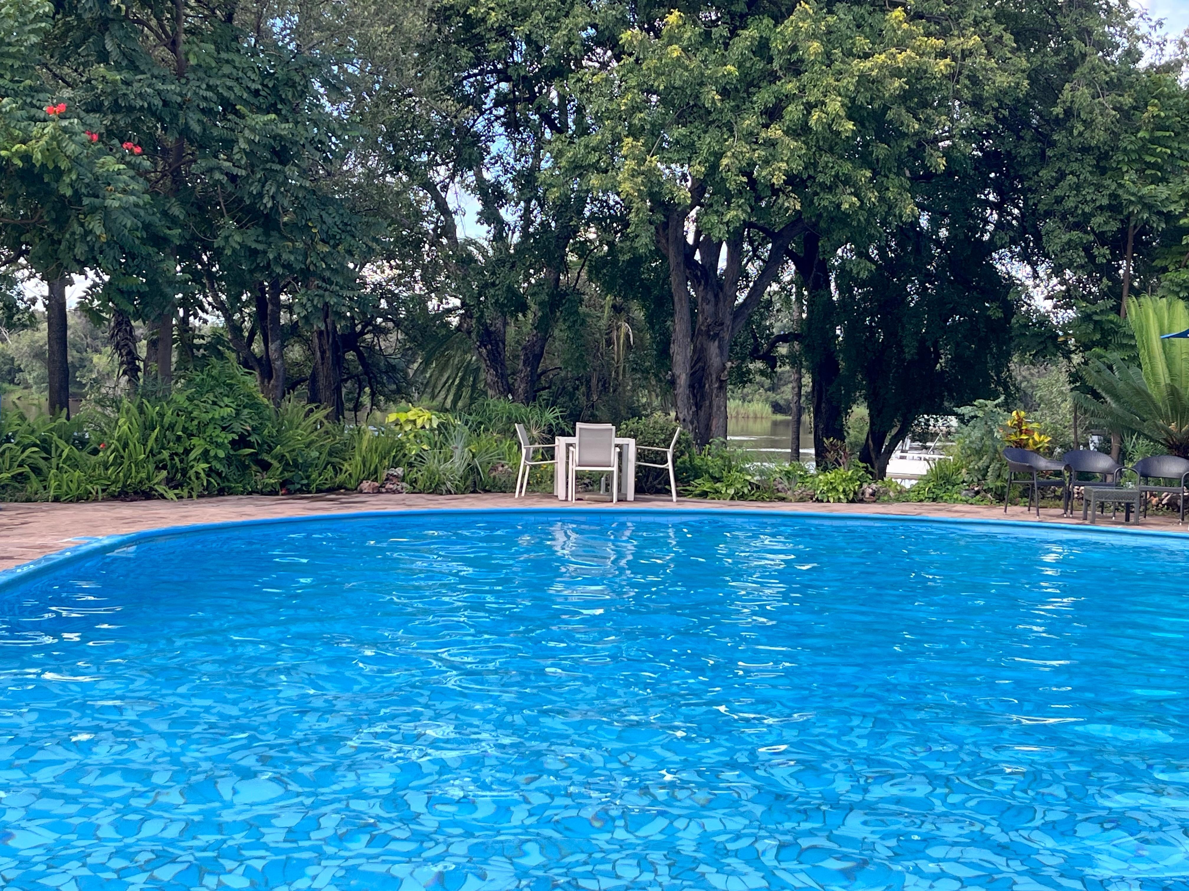 The pool was large and clean with towels available 