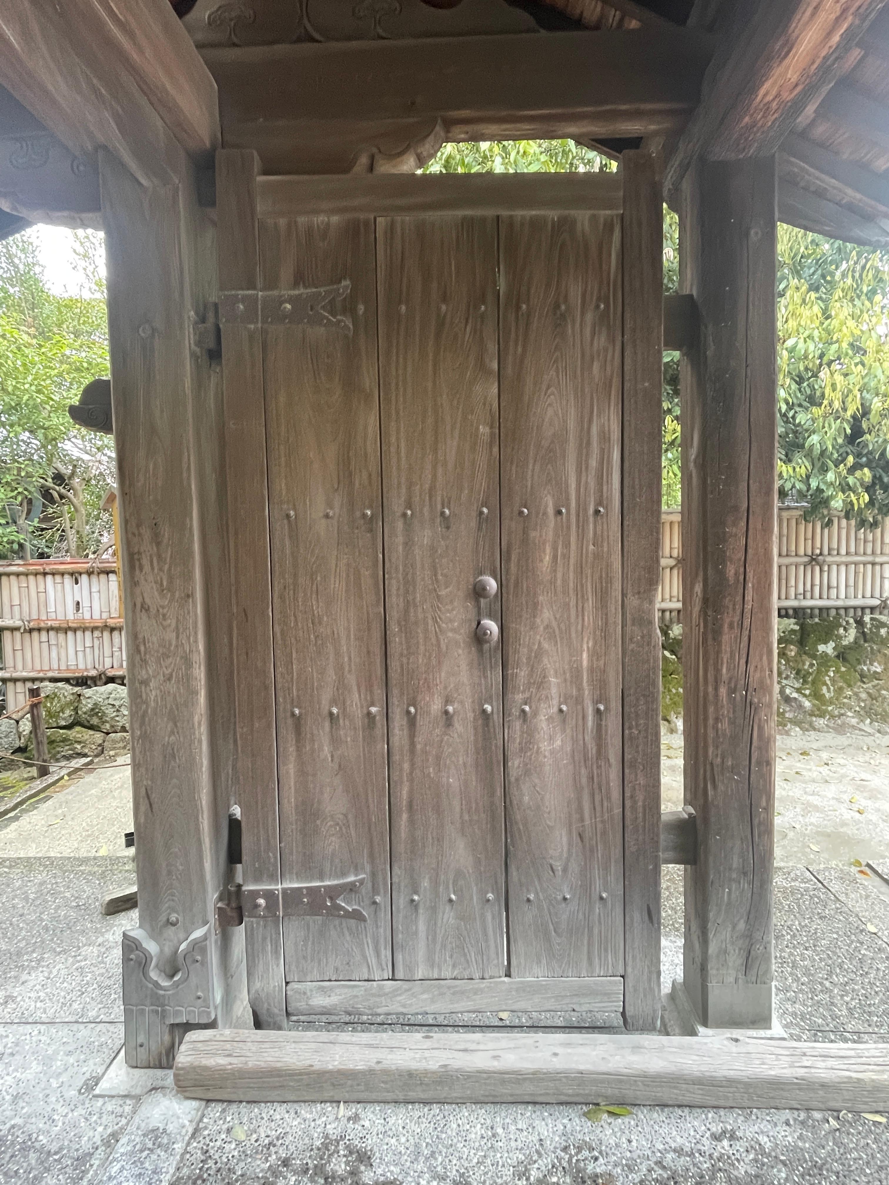Cool old door near Philosopher’s Stroll