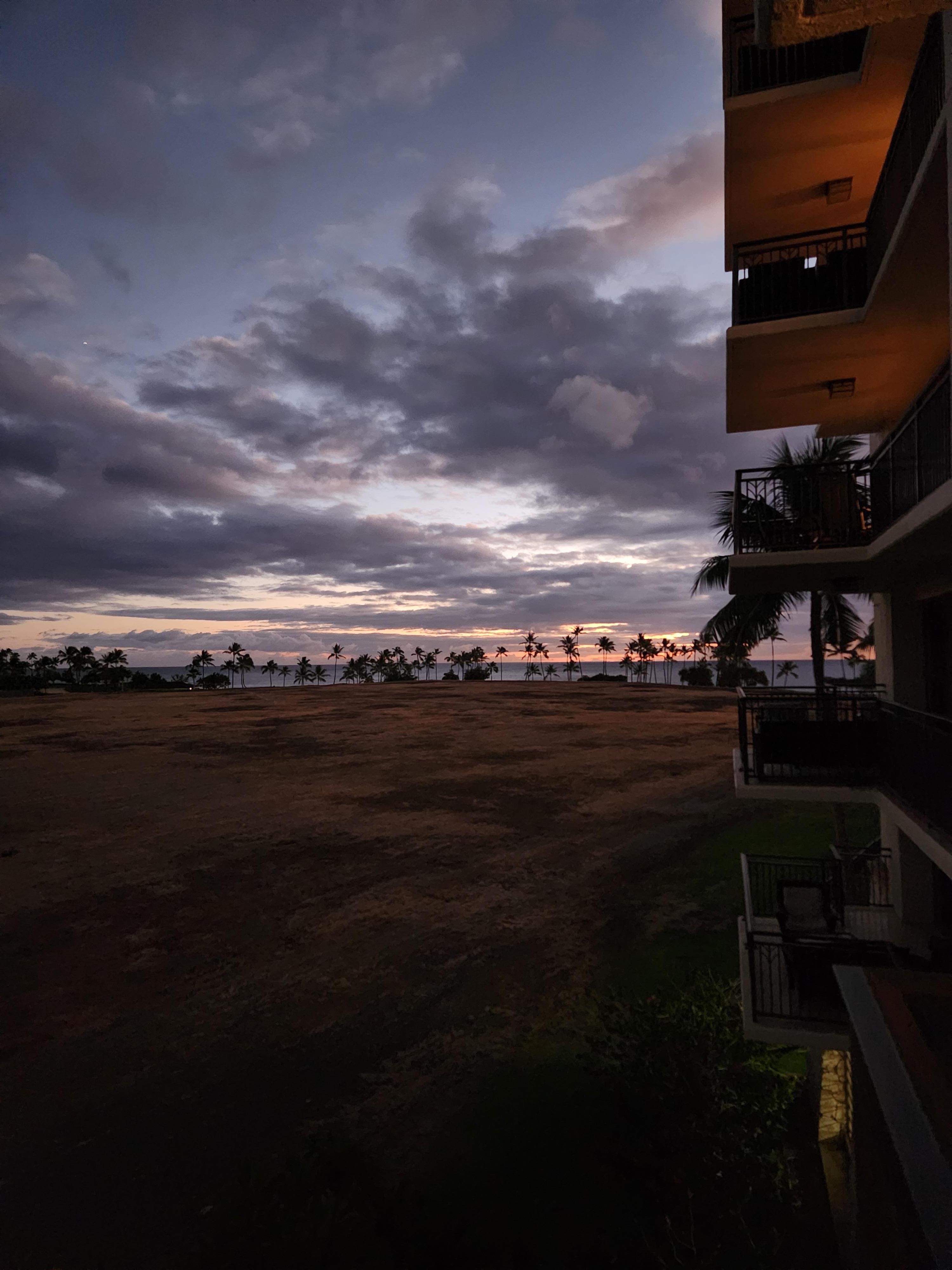Sunset from the lanai