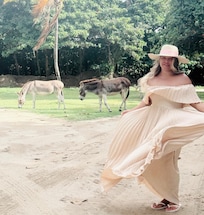 The donkeys became my friends