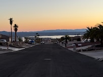 The location of the home has a beautiful evening view.