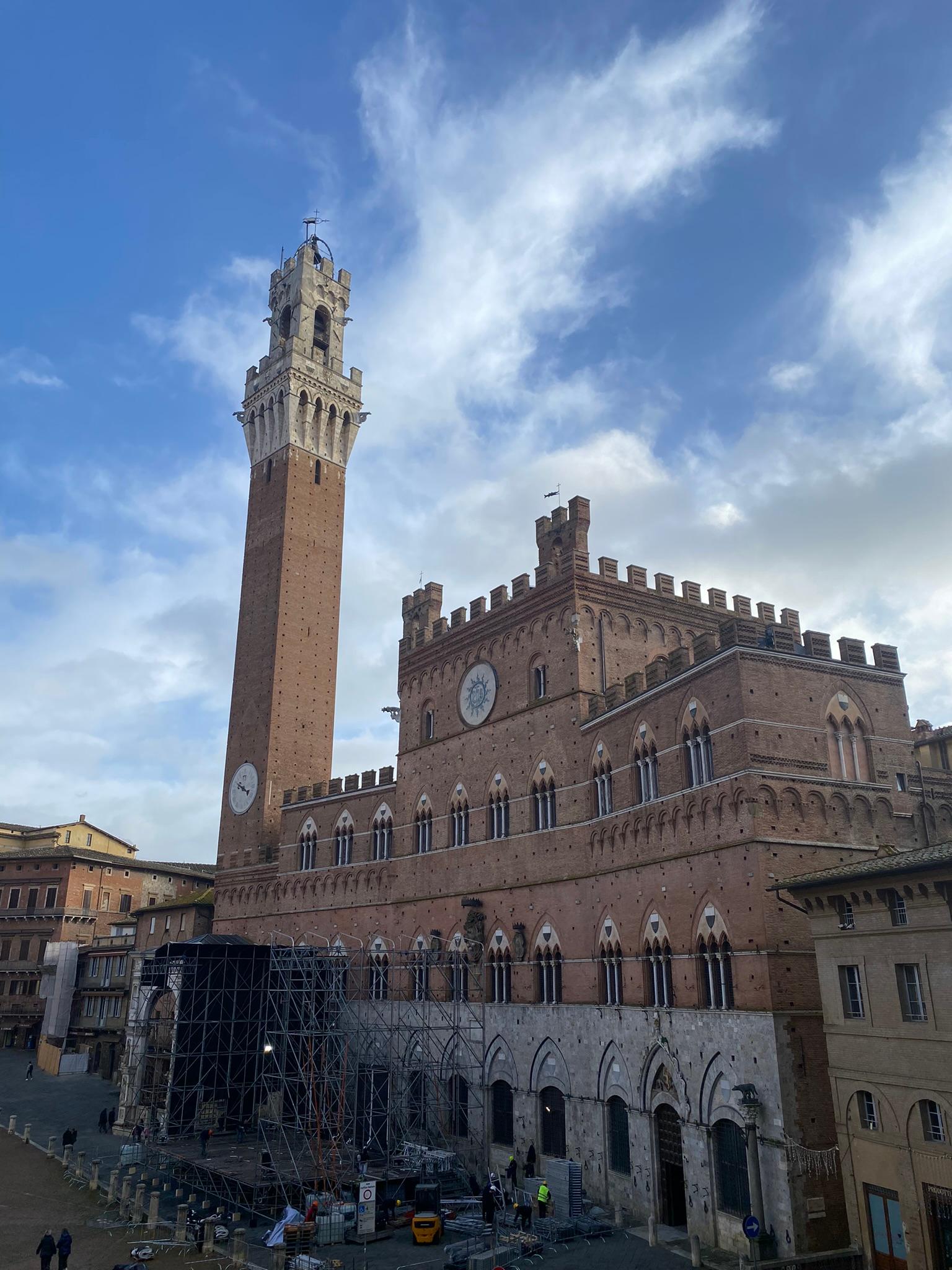 Vista su piazza del campo