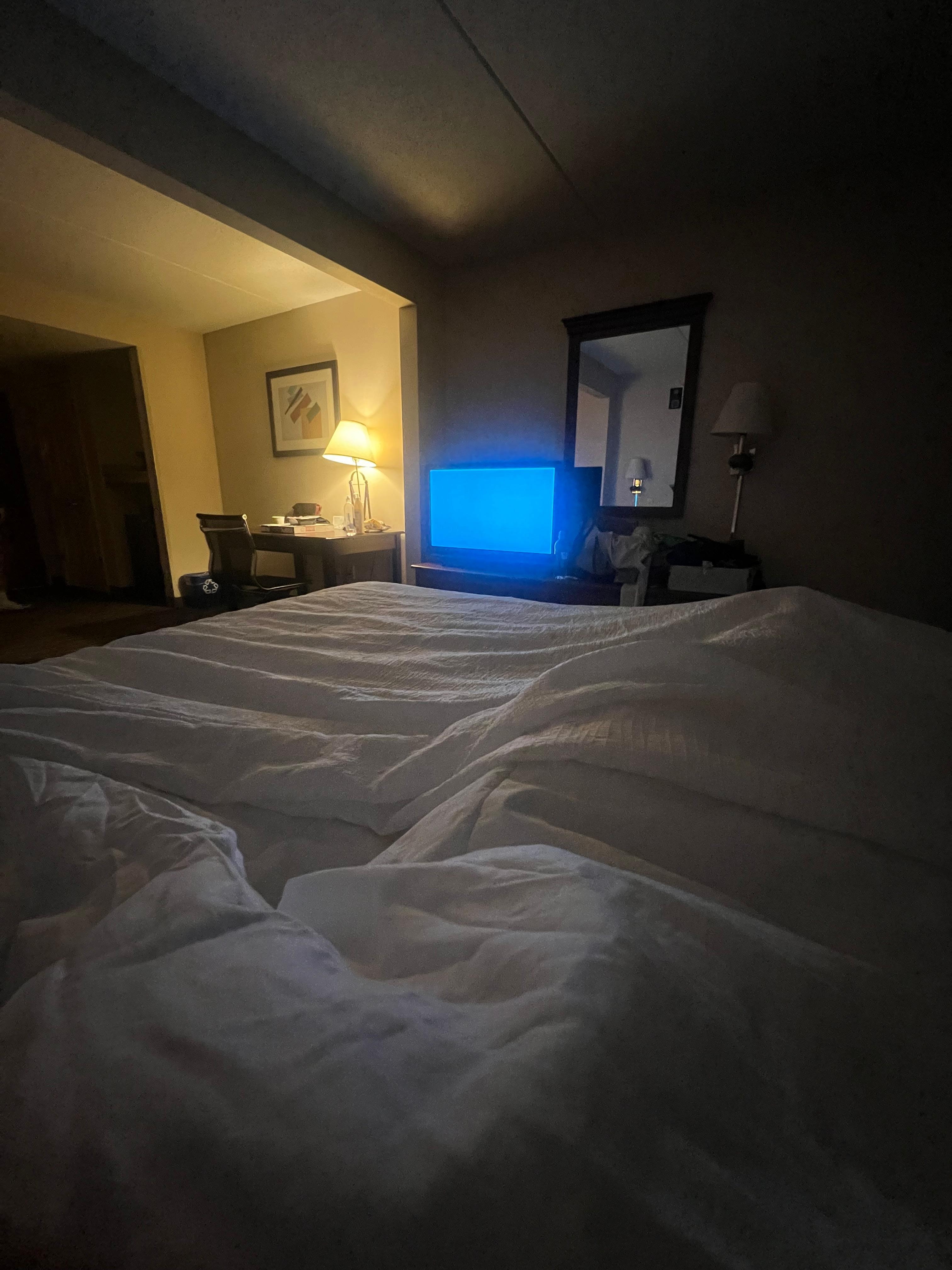 Very comfortable bed 