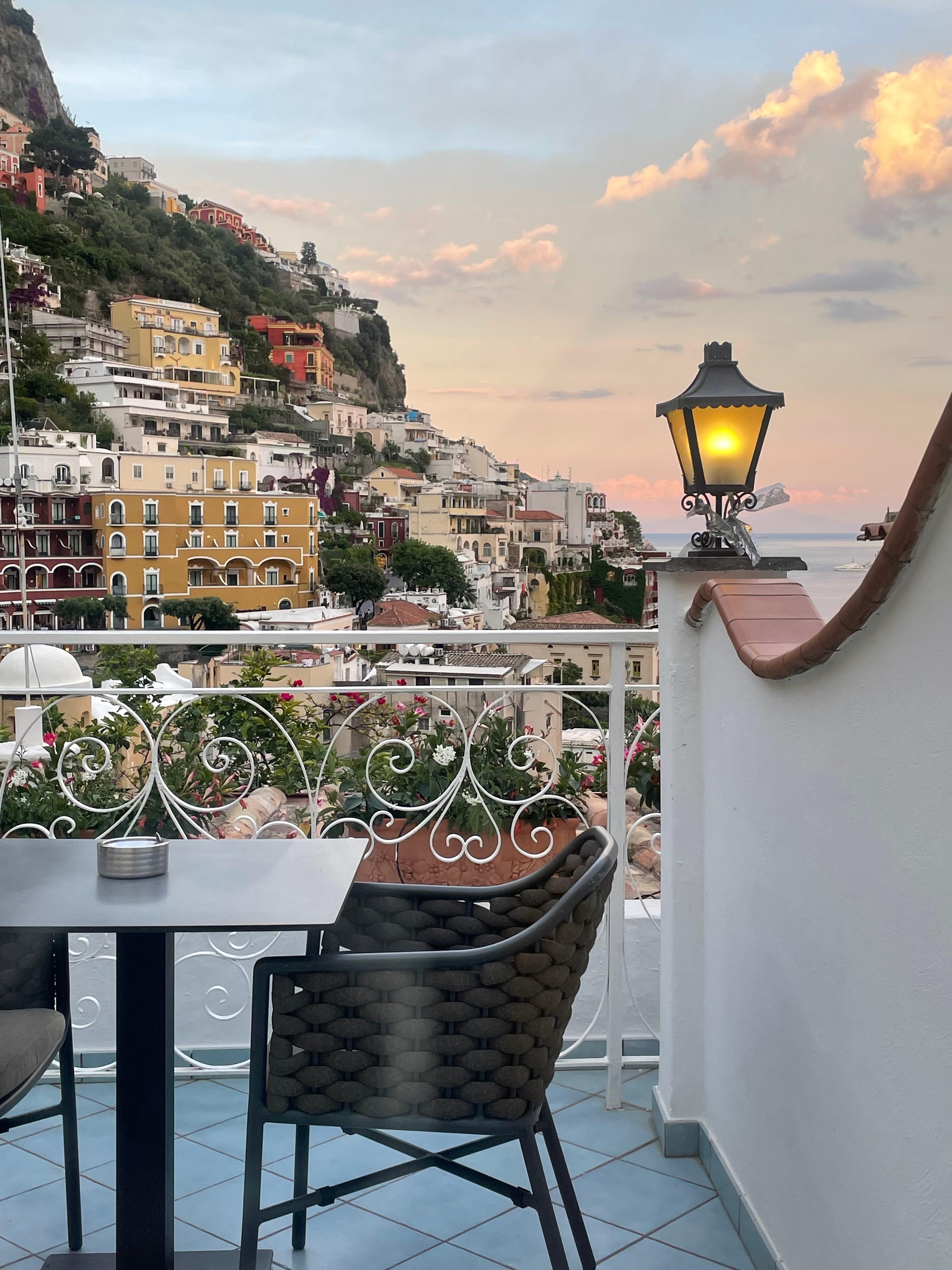 view from balcony