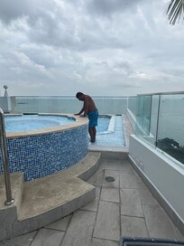 Pool on the roof