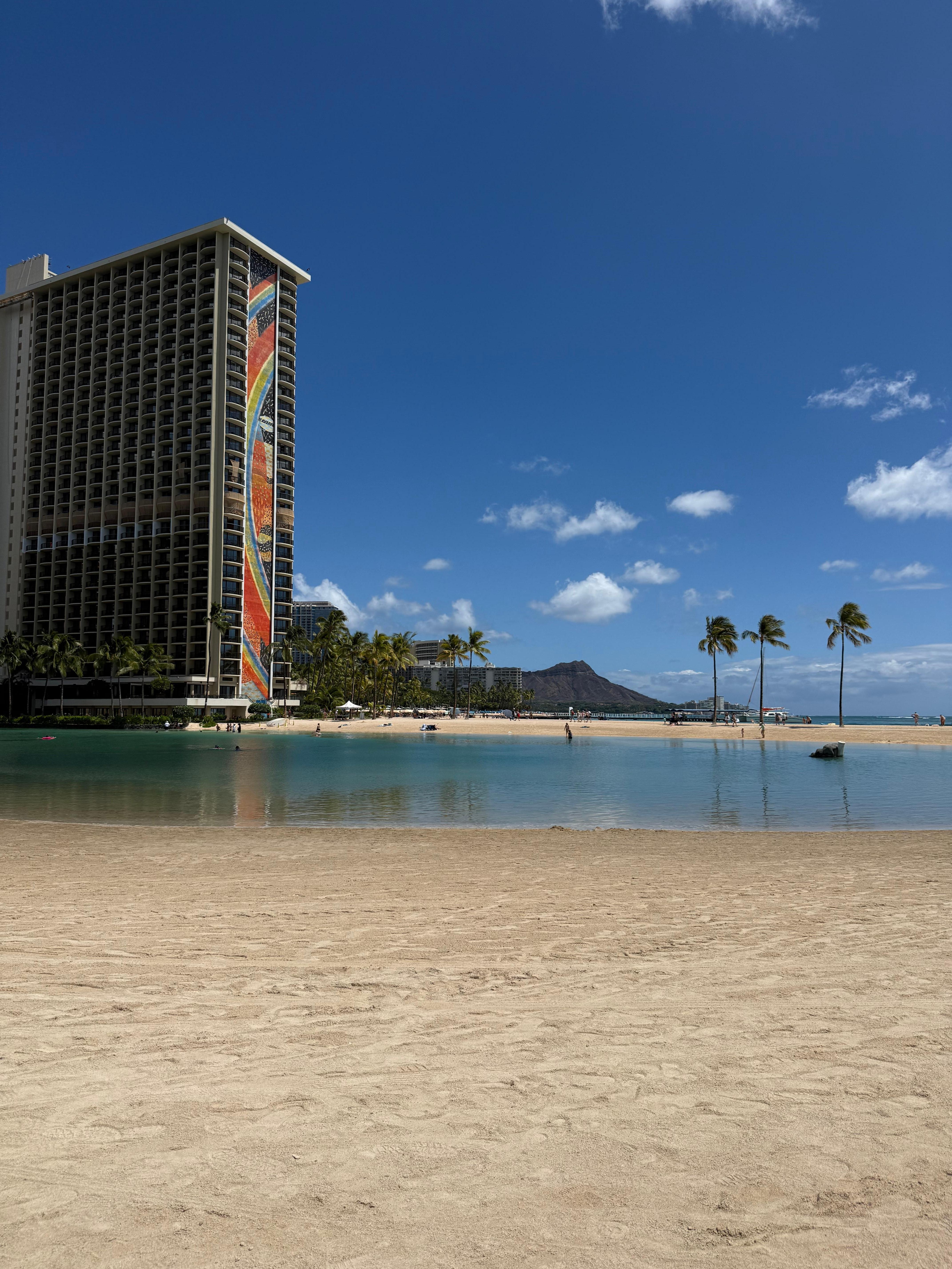 Morning walk around lagoon