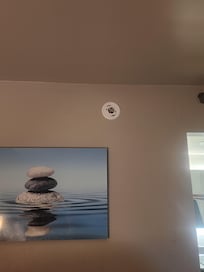 Missing smoke alarm