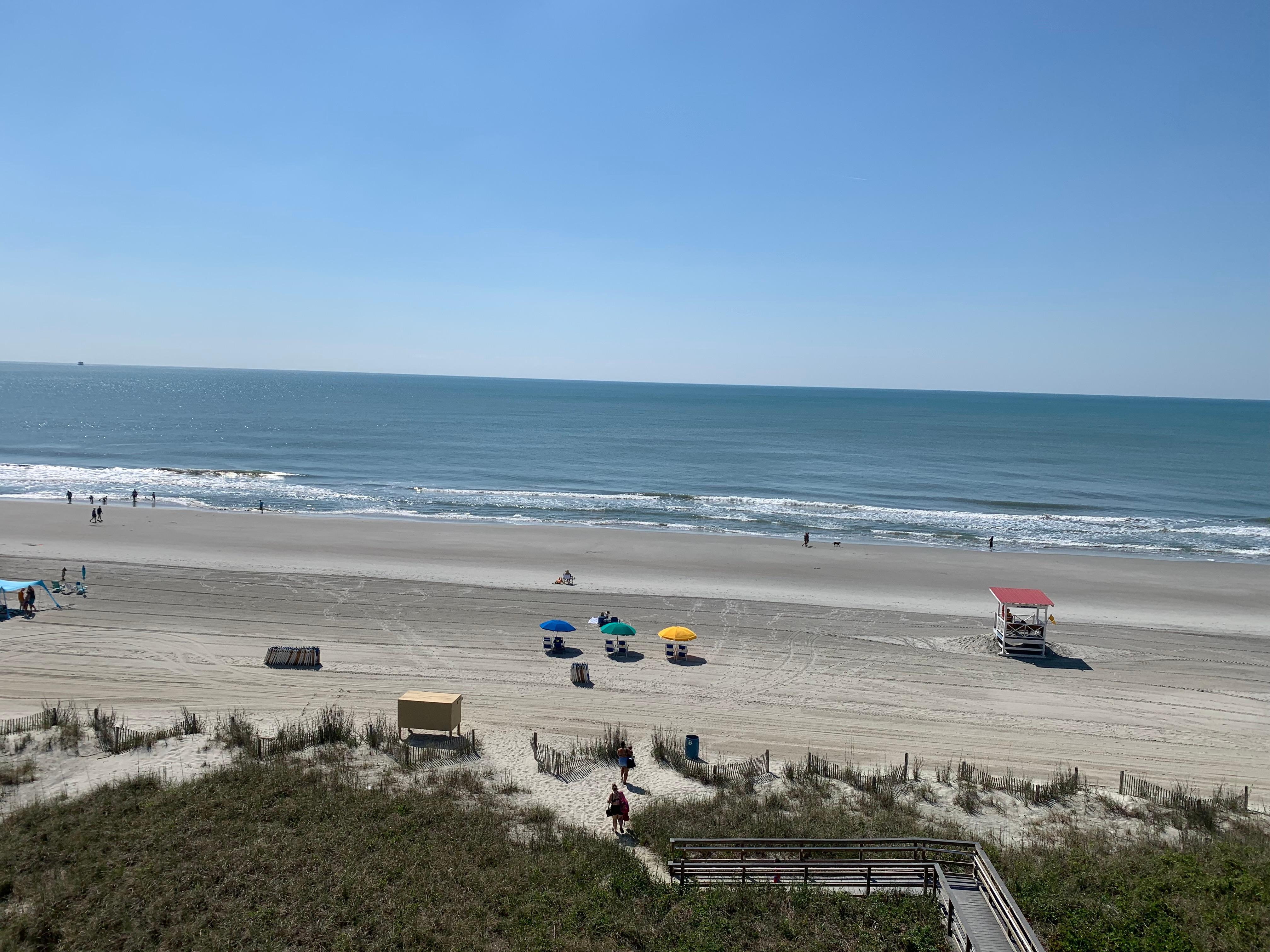 From the balcony. 