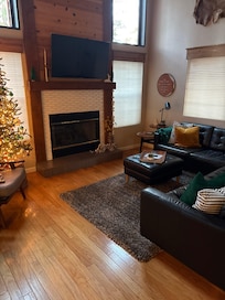 That fire place was so cozy