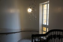 The historically important and protected staircase