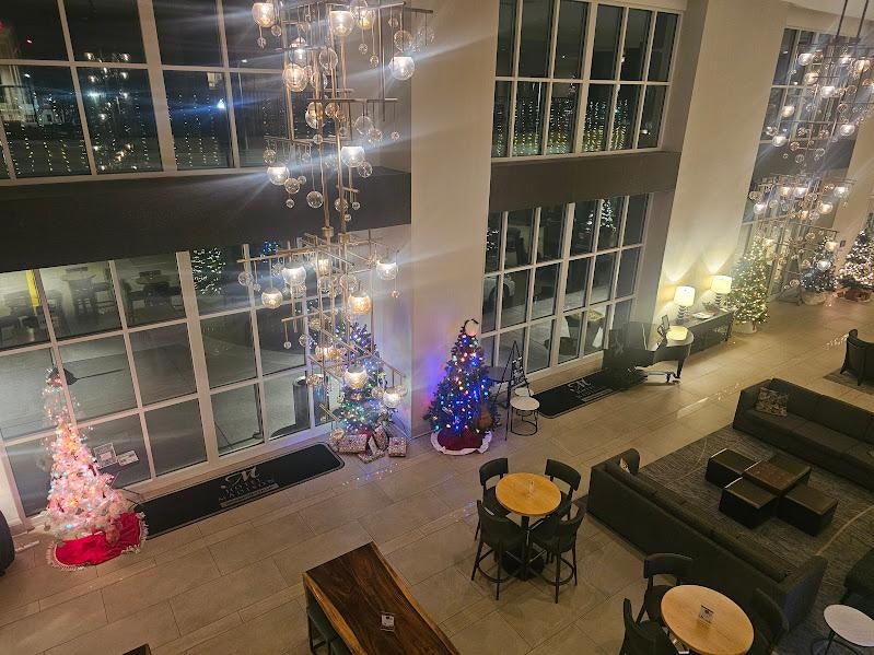 Lobby at Christmas
