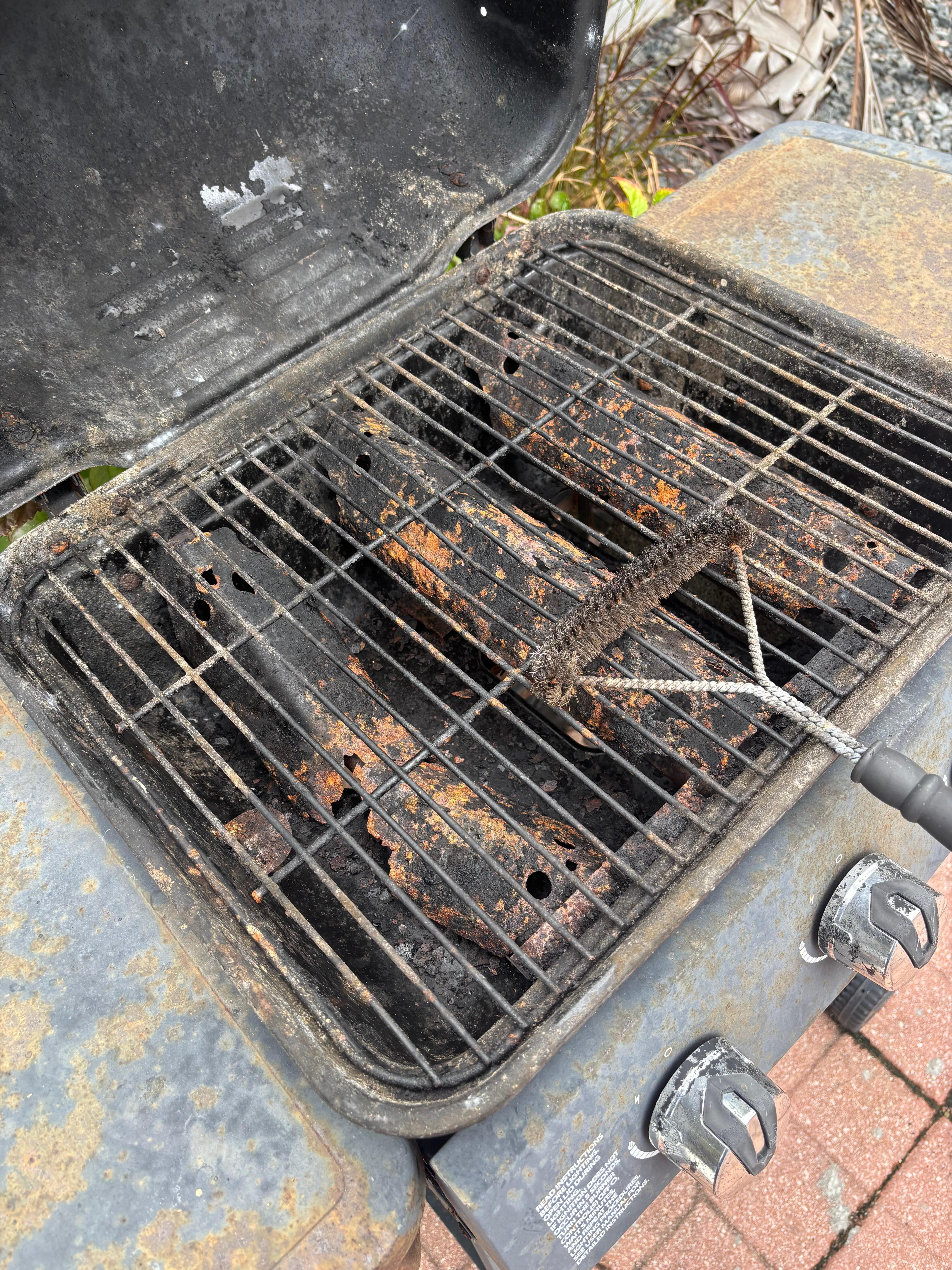 Broken grill