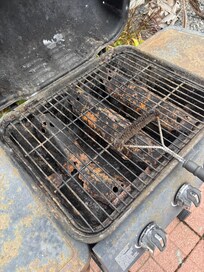 Broken grill