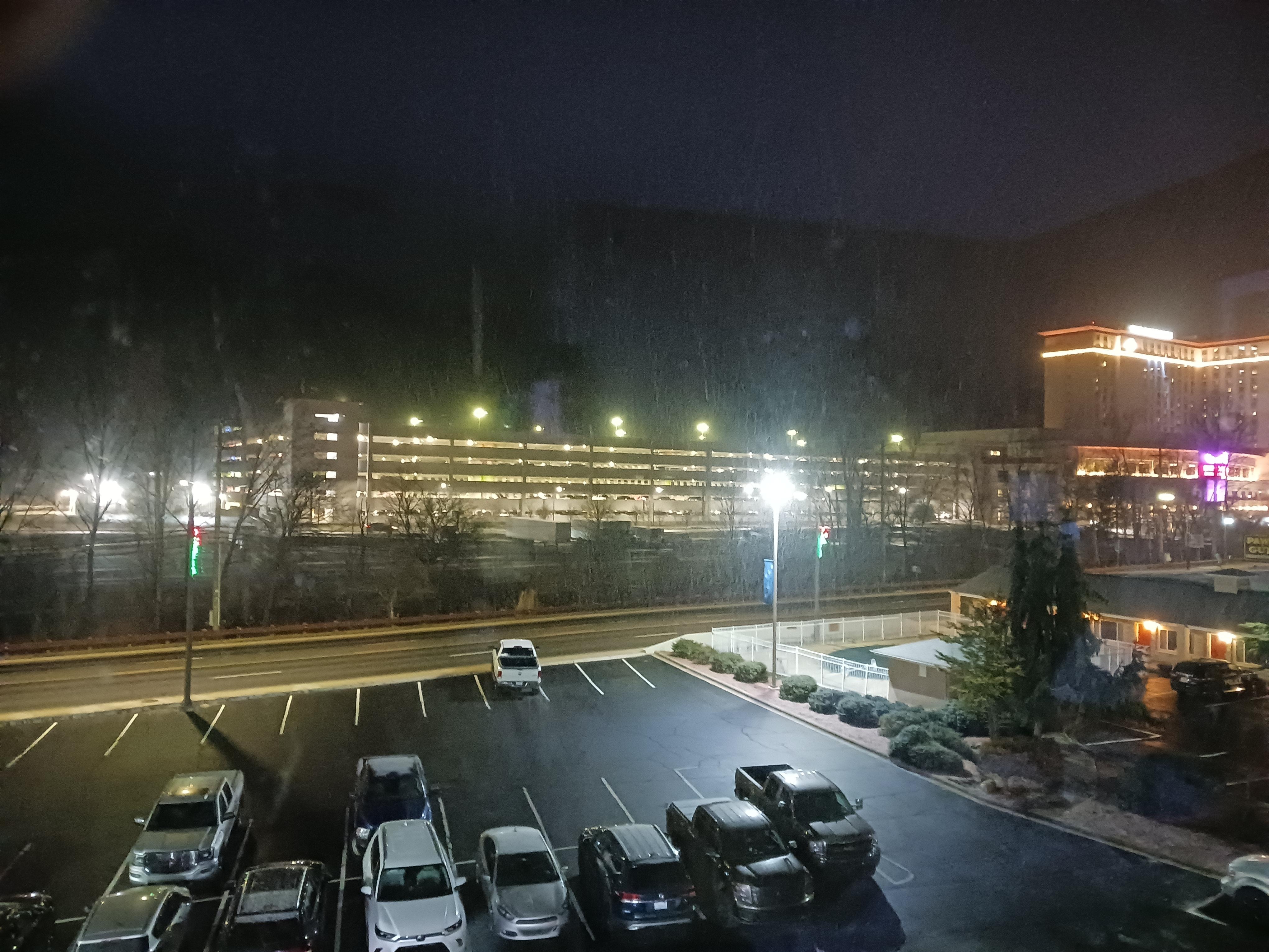 The view from our room before the storm. 