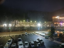 The view from our room before the storm.