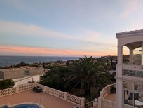 Sunset from the balcony patio
