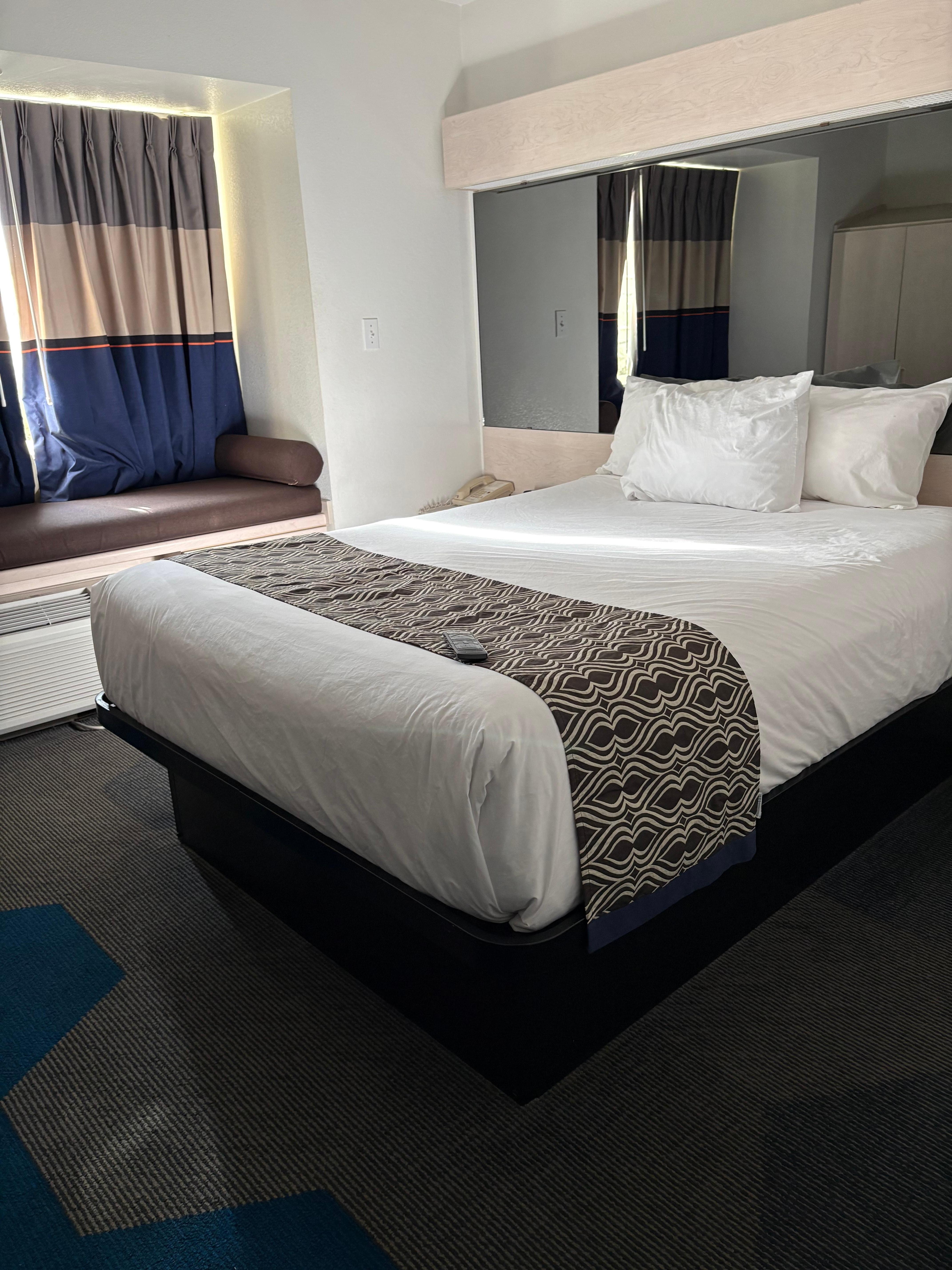 The room was perfect for our trip. 