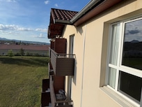 L’hôtel vu du balcon