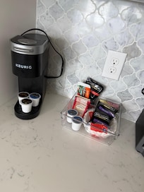 Coffee ready to roll!! Yum!