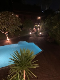 Pool in the evening