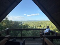 Highest outlook from the cabin made for an incredible view