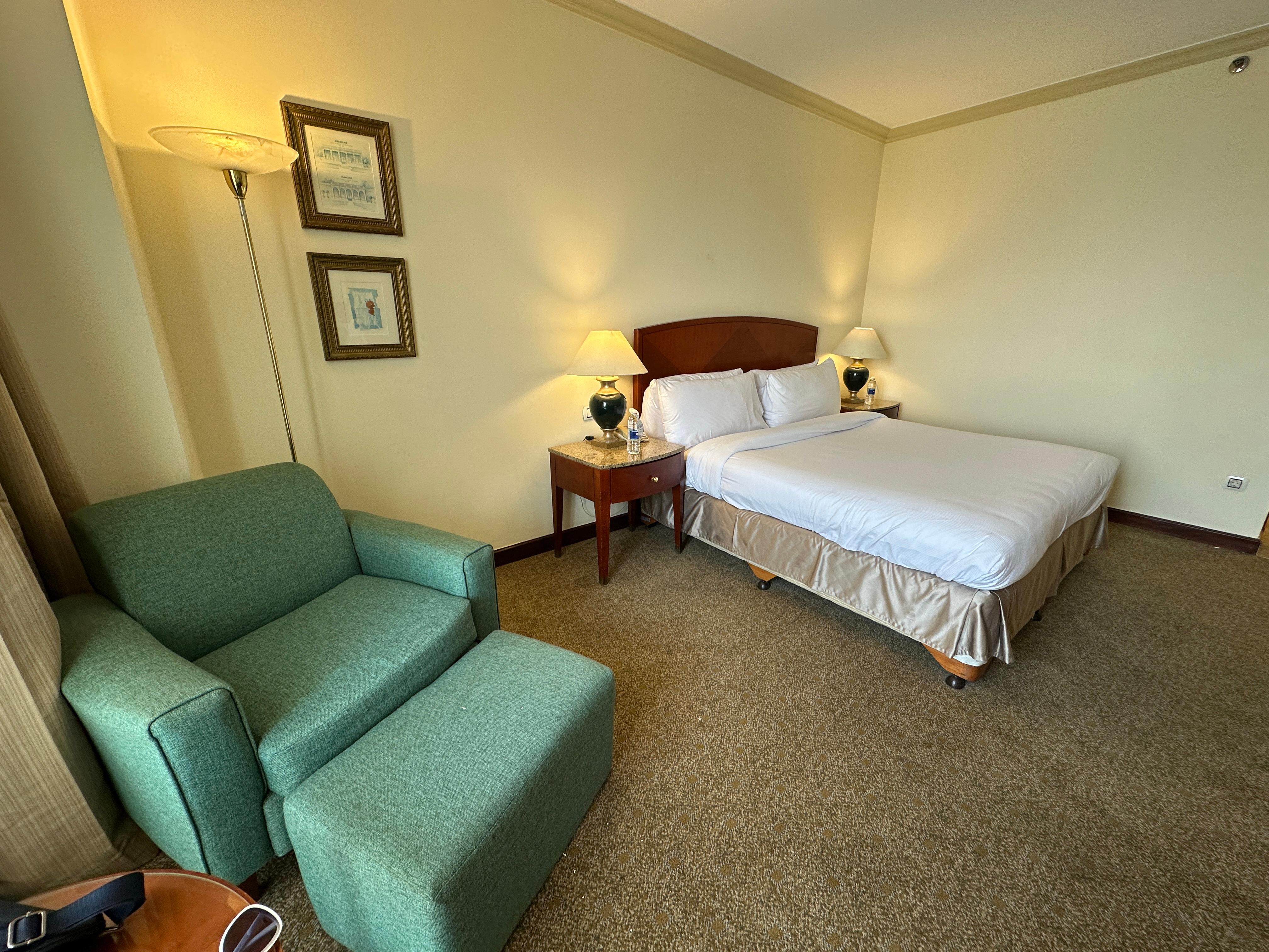 Nile view corner room