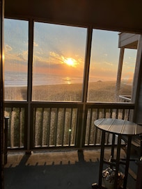 Screened in balcony