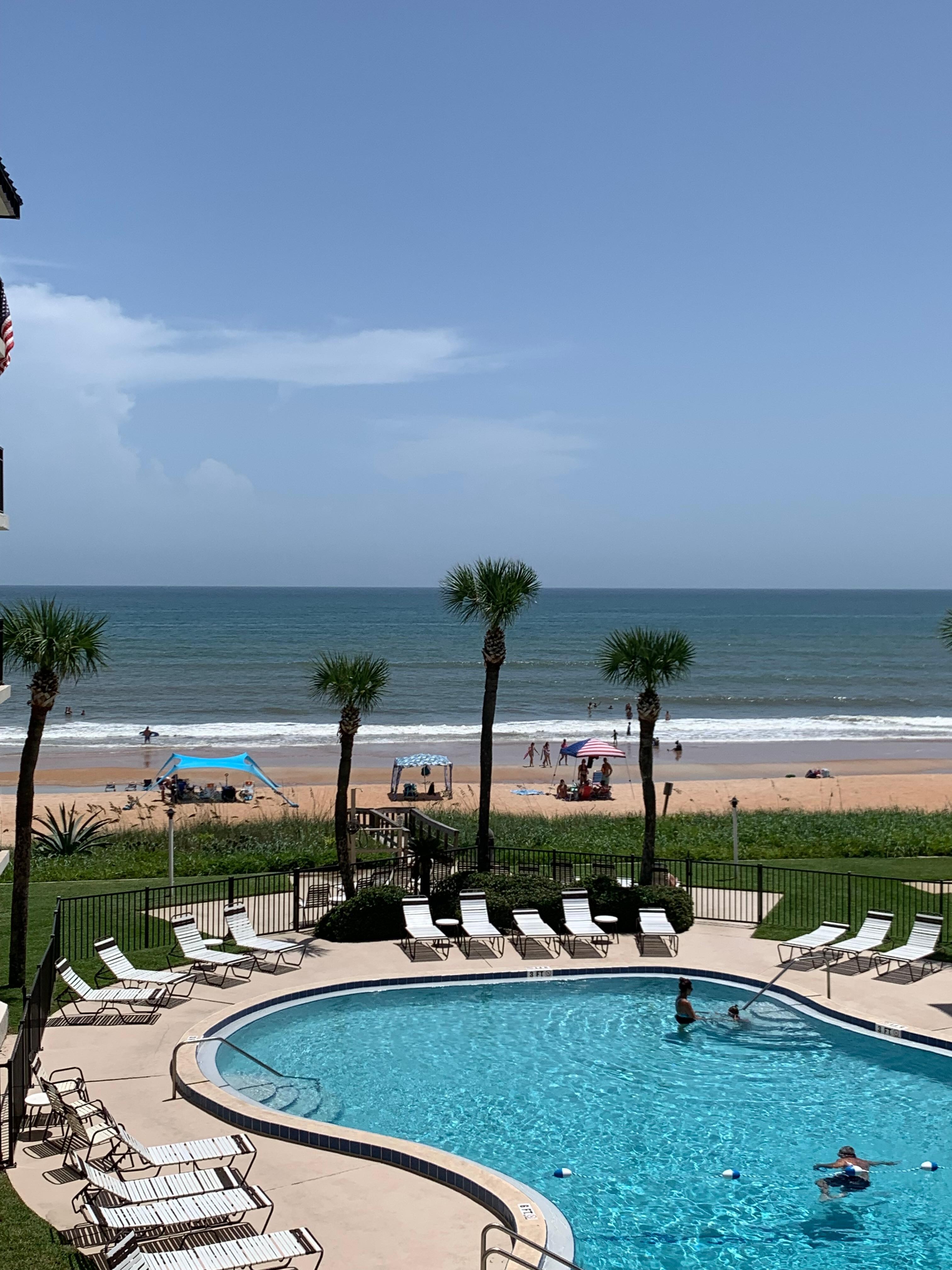 View from condo balcony.