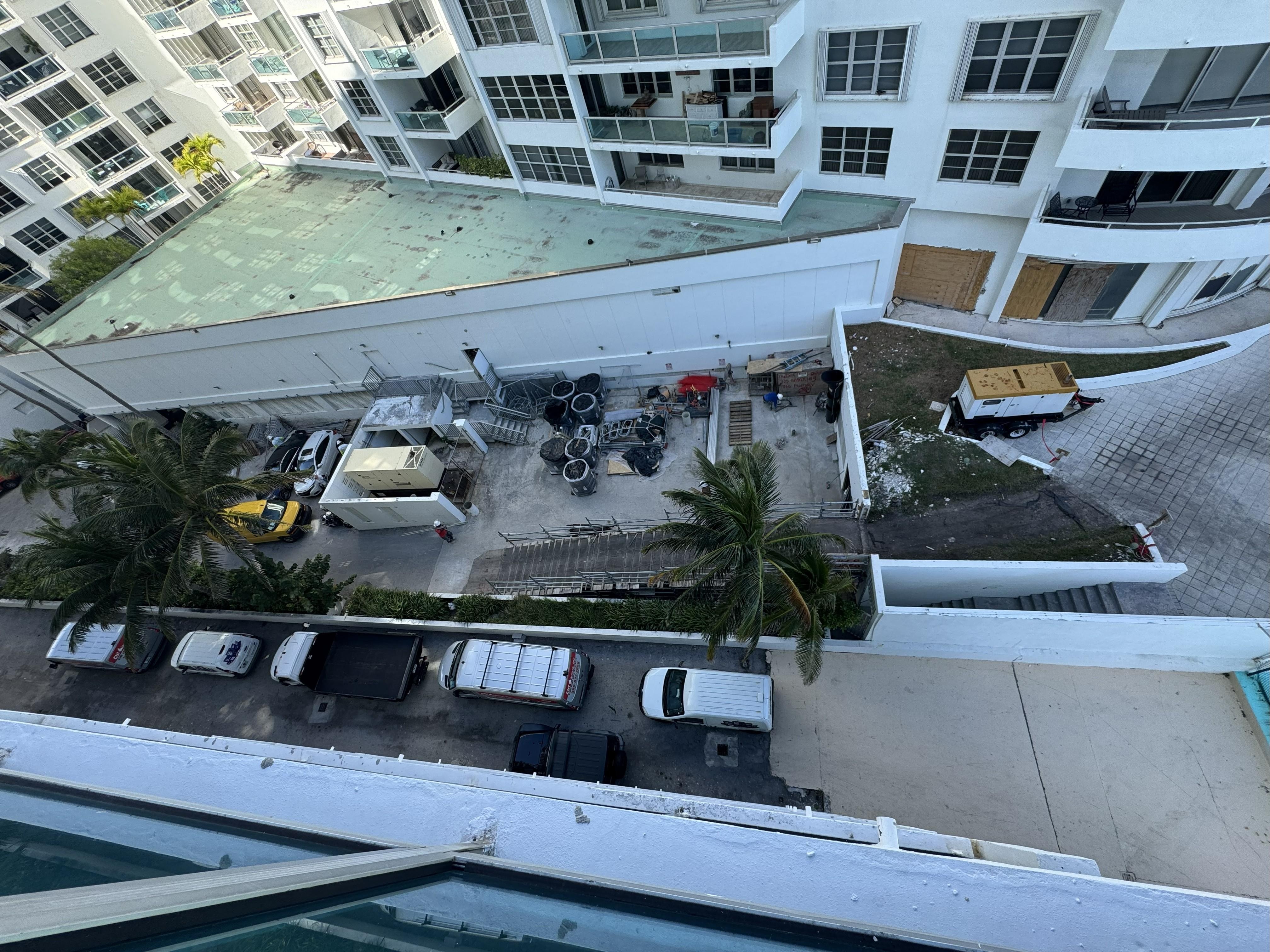 View from the balcony.