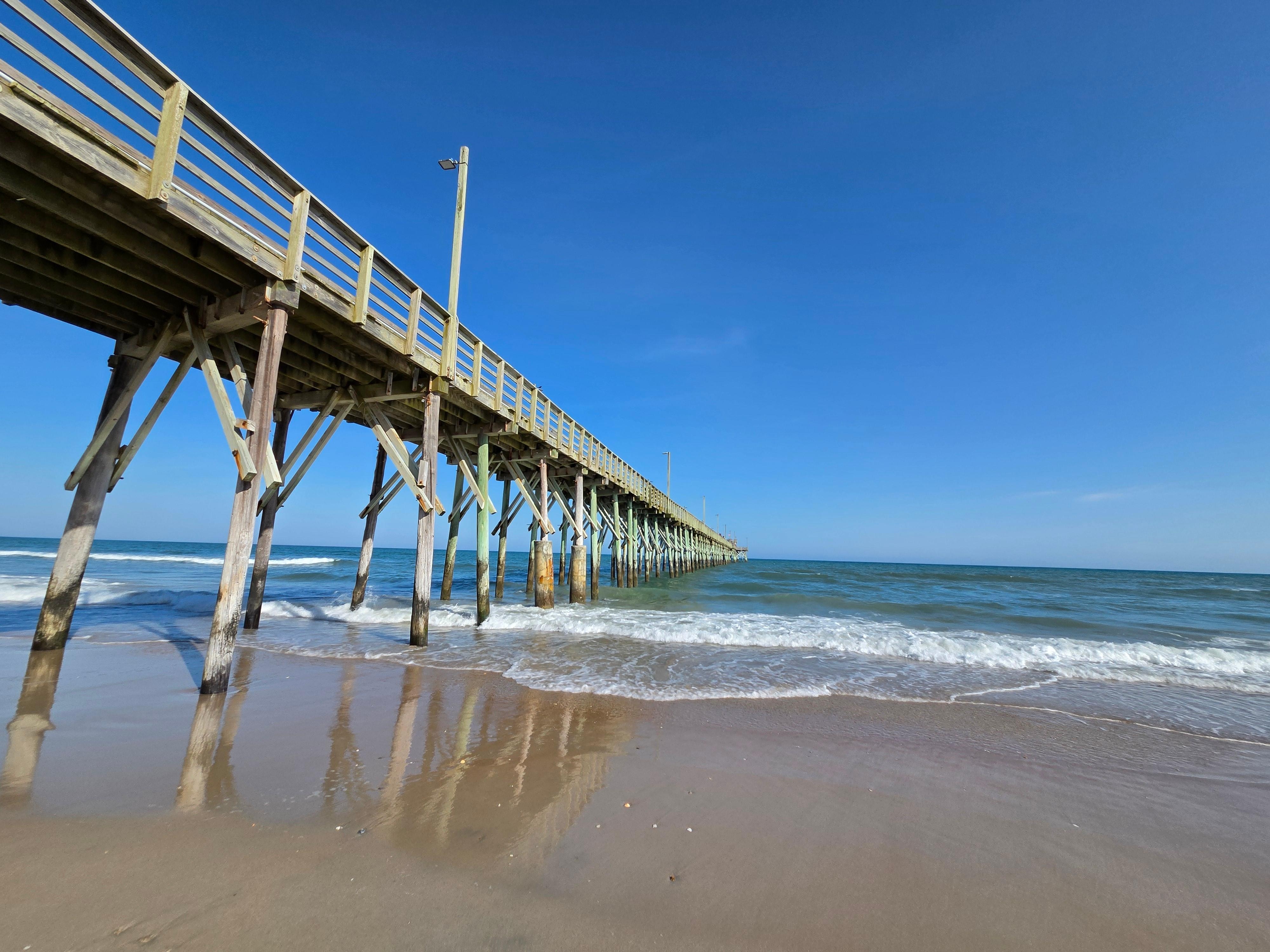 Pier is directly next to house! 