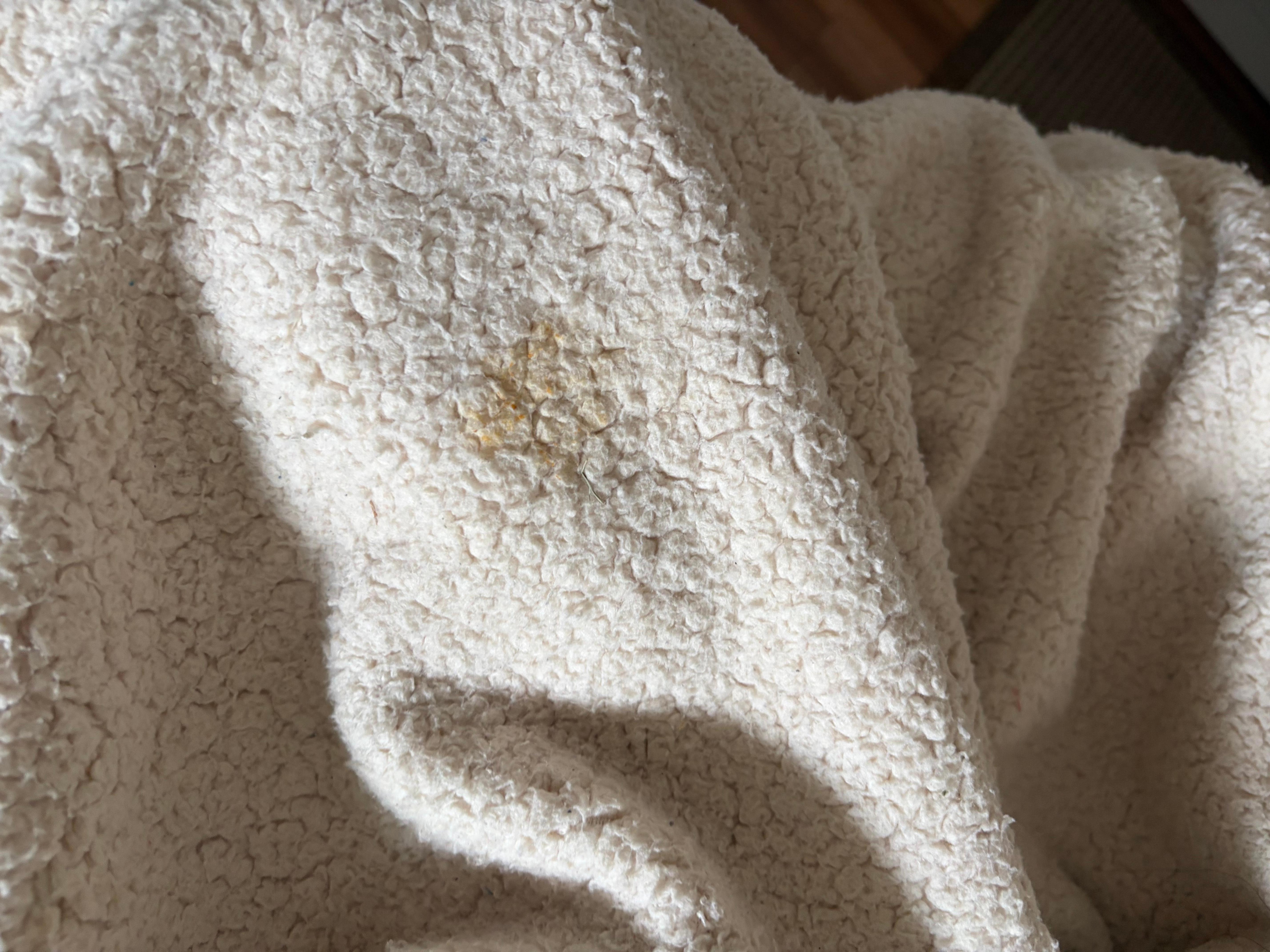 Staying on blanket