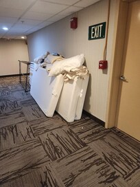 hallway outside our door