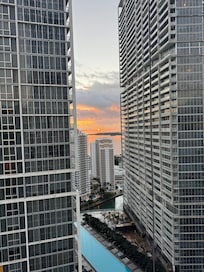 Sunrise from the balcony