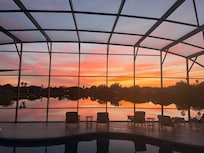 Gorgeous sunsets from the lanai