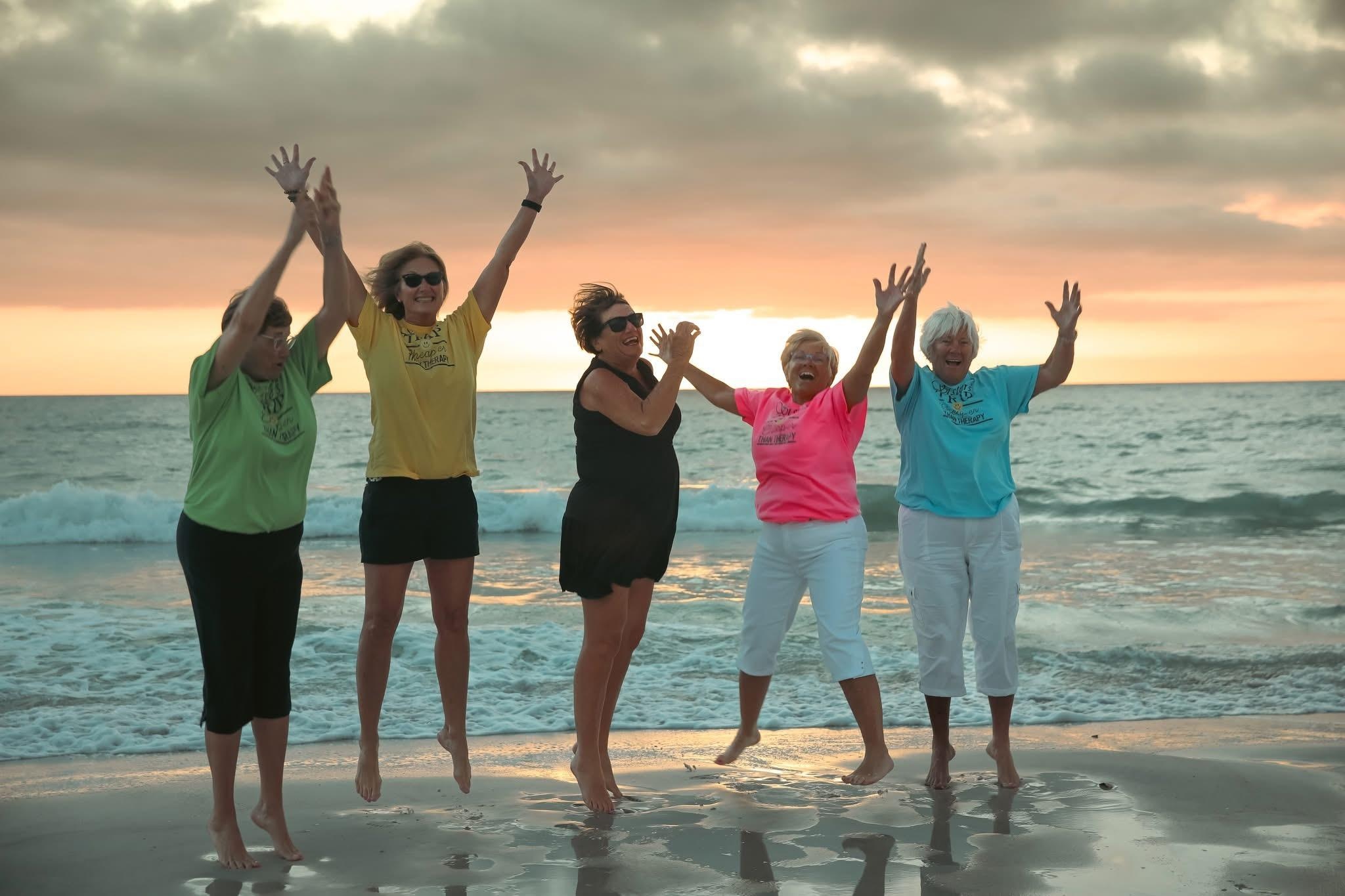 Sunset on “our” beach